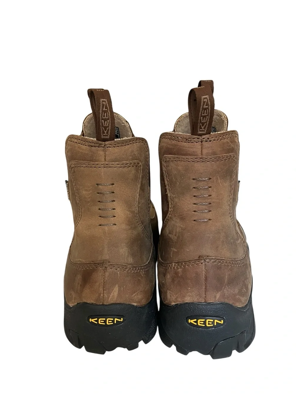 KEEN Anchorage III WP Leather Chelsea Hiking Boots Earth Men's Size 12